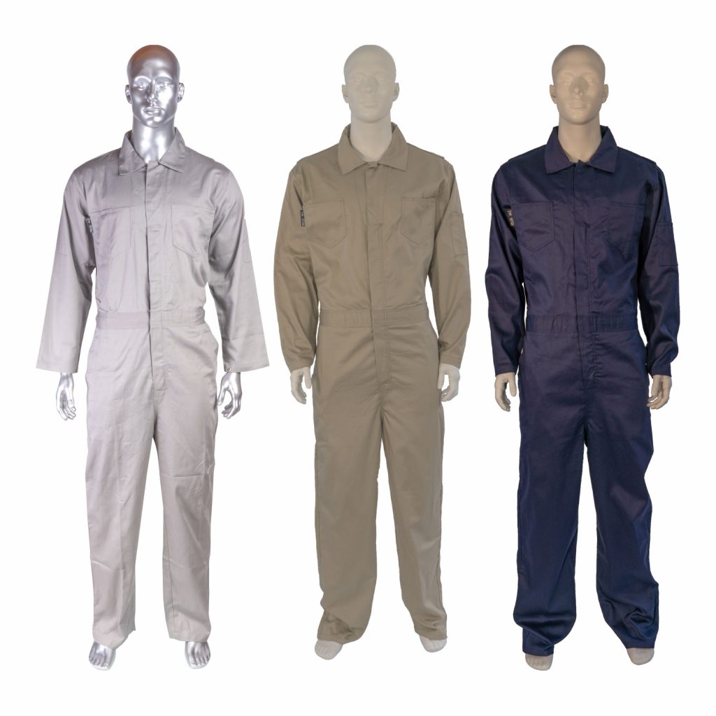 Stanco FR fire retardant Industrial Coveralls-HRC 2 in Navy and Khaki Brand New 