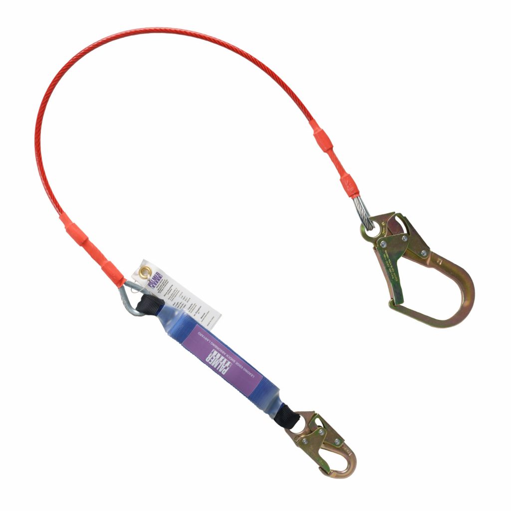 6 ft. Leading Edge Single Leg Cable Lanyard with Rebar Hook – General Work  Products