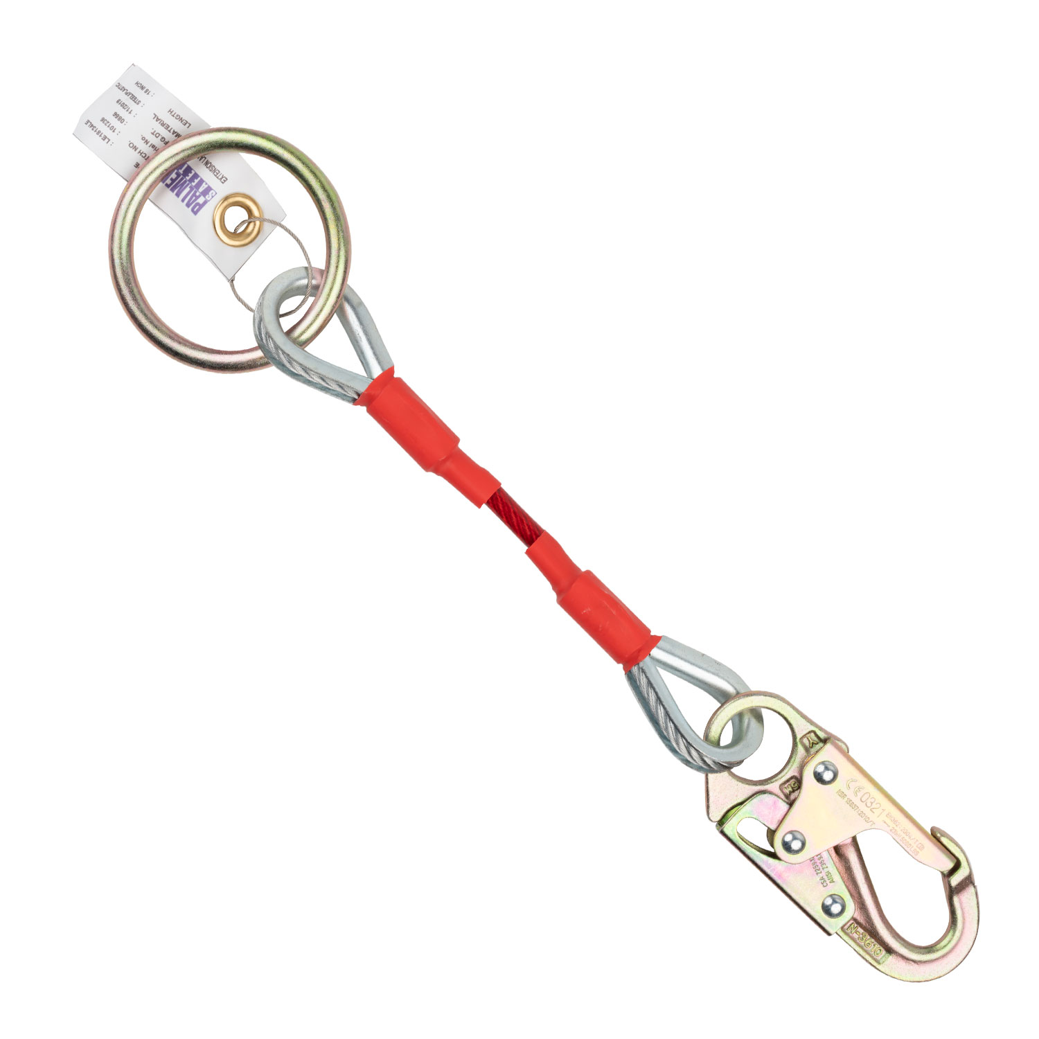 D-Ring Extender w/ Top Loop or Double Lock Hook