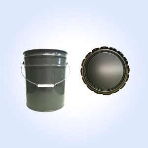 Round Metal Buckets and Lids