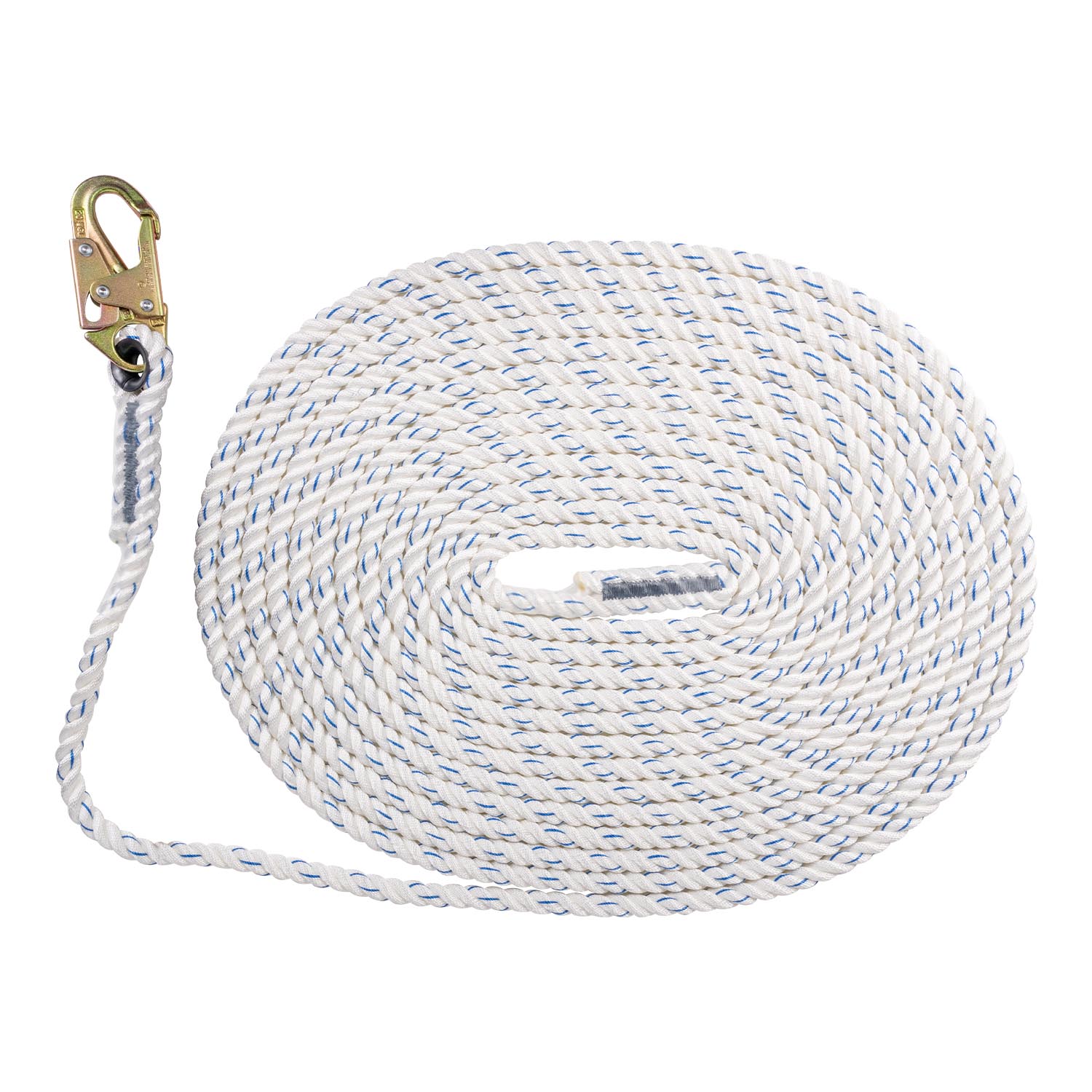 Vertical Polydac Rope Lifeline with One (1) Snap Hook